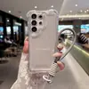 Mais vendido na América do Sul, adequado para Samsung SAM S26Ultra, a capa de celular fina com design de cintura três em um pode ser combinada com pulseiras de pulso multicoloridas