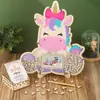 Tablero de Firma de Madera y Acrílico con Forma de Mariposa de Gran Venta para Niños, Tablero de Mensajes de Firma para Celebración de Cumpleaños, Marco de Fotos