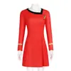 Mercancía de la Serie Star Trek Disfraz de Cosplay Uniforme de Heroína de la Serie Original de Startrek Vestido de Cosplay