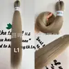 FR trenza fácil Retardante de llama Baja temperatura Seda Trenzas sucias Gradiente marrón gris Venta caliente rusa Trenzas esponjosas suaves
