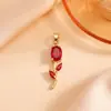 Colgantes, Collares de Tulipán Más Vendidos Transfronterizos, Accesorios para Pulseras, Diseños Florales Frescos y Dulces, Accesorios de Cadena de Clavícula Sencillos