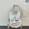 Nova Bolsa Meia-Lua com Padrão de Diamante 2026, Bolsa de Mão Popular para Celular Feminina, Bolsa Croissant de Pulso