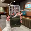 Funda de teléfono popular de paisaje de montaña transfronteriza para iPhone 17, diseño minimalista, cubierta protectora transparente creativa para Apple 16 Pro