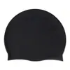 Gorro de natación de silicona de 55 g, Gorro de natación de silicona que no aprieta con protección para los oídos, Unisex, Protección impermeable para los oídos Gorro de natación de 60 g