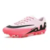 Sapatos Esportivos Xiyin Transfronteiriços para Uso Interno e Externo Sapatos de Treinamento para Competição Cano Baixo Respiráveis Chuteiras para Futebol Atacado Chuteiras para Futebol Antiderrapantes