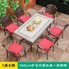 Mesas y Sillas de Aluminio Fundido para Exteriores, Mesas de Azulejo Cerámico para Villas, Jardines, Patios, Calles Comerciales, Zonas Turísticas, Hoteles, Casas de Huéspedes, Resorts y Entornos de Proyectos