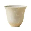 Taza de té de cerámica hecha en fábrica con diseño floral, Taza maestra de alta gama para uso doméstico, Taza individual para degustación de té en la oficina