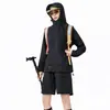 Conjunto de Roupas Versátil para o Verão 2026, Moda Casual de Alta Qualidade, Proteção Solar, Conjunto para Casal, Venda Quente, Manga Longa e Shorts, Proteção Solar UPF50+