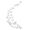 Pegatinas de pared de mariposa tridimensionales transfronterizas pegatinas de espejo acrílico dormitorio sala de estar decoración del hogar fondo de sofá pegatinas de pared tridimensionales