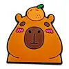 Novos Charms Crocs Capivara Série Comida Desenho Animado Fivelas de Sapato Borracha Macia PVC Acessórios para Sapato DIY