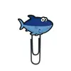 Marcadores de Libros de Animales Marinos de Dibujos Animados de Venta Caliente Transfronteriza, Papelería para Estudiantes, Clips para Notas, Suministros de Oficina Listos, Clips de Papel