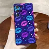 Estuche duro ultrafino personalizado color azul oscuro más vendido transfronterizo con estampado de labios S24plus Funda para teléfono nicho Galaxy S26