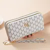 Cartera Nueva Billetera de Doble Capa Bolso de Mujer de Moda Retro Casual Billetera Transfronteriza Ranuras para Múltiples Tarjetas Bolso de Mano