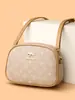 Bolso bandolera mujer 2026 nuevo estilo bolso de hombro moda simple casual estampado bolso pequeño redondo para dama bolso de hombro único estampado