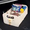 Caixa de Armazenamento para Porta-Malas de Carro Organizador de Carro Fofo Feminino Dobrável de Viagem Grande Capacidade Cesta de Armazenamento para Porta-Malas