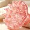 Pente Massageador de Cabeça Redonda com Disco Escova Meridiana do Couro Cabeludo Pressionador de Pontos de Acupuntura do Abdômen Ombro Pescoço Universal para Massageador Calmante de Corpo Inteiro