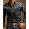 Camisa havaiana, camisa com estampa elegante de rosa estilo western, camisa casual masculina, camisa de praia, disponível para compra a partir de uma peça