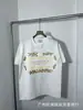 Camiseta Roja de Verano de Manga Corta con Logo Blanco de Casablanca, Marca de Moda Tendencia, Cuello Redondo, Estampado Minimalista, Redondo, Niche Casa