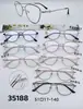 Novos Óculos Anti-Luz Azul Sem Grau em Estoque Que Podem Ser Equipados com Lentes de Grau, Oferecendo um Visual Natural, Armações de Metal Estilosas e Versáteis
