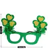 Stock Listo de Fábrica Transfronterizo Amazon Xiyin Temu St. Set de Gafas de Decoración para Fiesta Irlandesa del Día de San Patricio