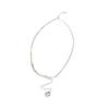 Collar de amor simple de moda temperamento de personalidad francesa cadena clavicular nicho Joker estilo frío joyería de lujo ligero al por mayor