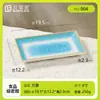 Nuevo juego de vajilla de melamina de alto valor con patrón de grietas de hielo transfronterizo para uso comercial en hoteles y restaurantes, platos cuadrados para tazones de arroz y platos
