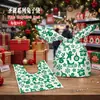 Novas Sacolas de Doces de Natal Transfronteiriças, Sacolas para Embalagem de Presentes de Confeitaria, Sacolas com Cordão de Fita, Sacolas com Cordão de Orelha de Coelho de Maçã
