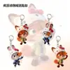 Zootopia Periférico Dibujo Animado Lindo Conejo Judy Zorro Nick Pareja Acrílico Llavero Colgante Mochila Escolar Dropshipping