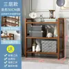 Estante de almacenamiento de cocina de piso multicapa estante de almacenamiento de bambú y madera estante de almacenamiento de estilo chino simple una variedad de especificaciones