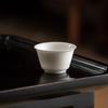 Xícara de Chá para Casa Sitao Zhai Porcelana Branca Xícara de Chá Kung Fu Moderna Simples Pequena em Formato de Ferradura