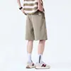 Pantalones Cortos para Hombre 2026 Verano Nuevos Estilo Americano Marca de Moda Sueltos Rectos Deportivos Ropa de Trabajo Casual Pantalones de Cinco Puntos