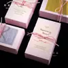 Cajas de dulces de papel con patrón de piedra ins2026 boda compromiso cajas de dulces texturizadas de alta calidad al por mayor cajas de regalo para damas de honor