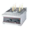 Máquina elétrica de cozinhar macarrão de mesa Bochang, fogão comercial para cozinhar macarrão picante e bolinhos, máquina de ferver macarrão de aço inoxidável com quatro ou seis furos