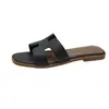 Sandalias H estilo Hada para mujer, nueva versión coreana de verano 2025, sandalias de playa versátiles de suela plana
