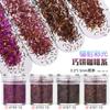 Kit de glitter para nail art, lantejoulas, pó de glitter, gradiente Azul Roxo 123mm, esmalte misto, joia, cola, material de gota