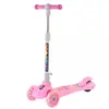 Scooter de música plegable de generación al por mayor scooter de cuatro ruedas con flash para niños bicicleta de cuatro ruedas deslizante