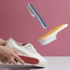Mango de cepillo de lavado de ropa color macarrón, cerdas suaves, cepillo para lavar zapatos, cepillo de limpieza para estudiantes, cepillo de limpieza portátil de viaje