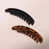 Presilha de Cabelo Oval Fosca Amazon Grande Presilha Tubarão Volume de Cabelo Multi-Placa Presilha Bico de Pato para Cabelo Pegador Transfronteiriço de Alta Qualidade