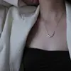 Versão Coreana do Novo Colar Sólido em U para Mulheres, Luxo Acessível Design de Nicho, Elegante Versátil Fashion Estiloso, Simples Clavícula