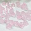 Cor de geleia flor de chifre pequeno DIY grampo de cabelo estilo antigo contas de vidro tcheco acessórios de joias de vidro de cristal