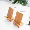 Suporte de Celular de Bambu Personalizado Base para iPad Portátil Removível Suporte Preguiçoso Suporte de Carregamento de Celular de Mesa