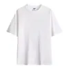 Camiseta de Algodão Puro Pesado 260g, Casual Solta Cor Sólida Manga Curta Unissex Tamanho Grande Camiseta Promocional, Roupa de Trabalho Personalizável
