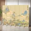 Divisória de tela para sala de estar, entrada voltada para a porta, varanda chinesa, quarto, parede dobrável, blindagem, tela de pintura de paisagem móvel