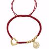 Pulsera de Cuerda Tejida a Mano Marca Fu Love Campana para Pareja Hombres y Mujeres Temperamento Simple Regalo para Novia