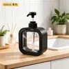 Frasco de Álcool em Gel Tipo Pump de Viagem, Garrafa Vazia Transparente Simples Visível para Shampoo e Gel de Banho de Grande Capacidade
