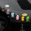 Decoración de navegación de pantalla consola central creativa lindo bebé esponja suministros de decoración interior de coche decoración de coche