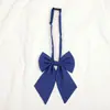 Japonês Coreano Estilo Cor Sólida Preto Vinho Vermelho Estudante Pequena Gravata Uniforme Masculino e Feminino Gravata Borboleta Colarinho Flor terno Ins