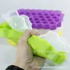 Fornecimento Exclusivo Transfronteiriço de Forma de Gelo de Silicone em Formato de Colmeia com 37 Compartimentos, Fácil de Desenformar, com Tampa, Forma de Cubos de Gelo, Colmeia, Grau Alimentício