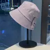 Sombrero de Pescador Patchwork de Lino para Mujer Primavera y Verano con Lazo Estilo Japonés, Elegante Estilo Diosa, Circunferencia de Cabeza Grande, Sombrero de Pescador con Protección Solar