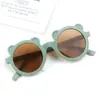 Gafas de Sol para Niños Moda Bebé Lindas Montura Mate Anti-UV Personalidad Gafas de Oso Gafas de Sol para Niños